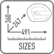 Wymiary sakw Givi WL900B